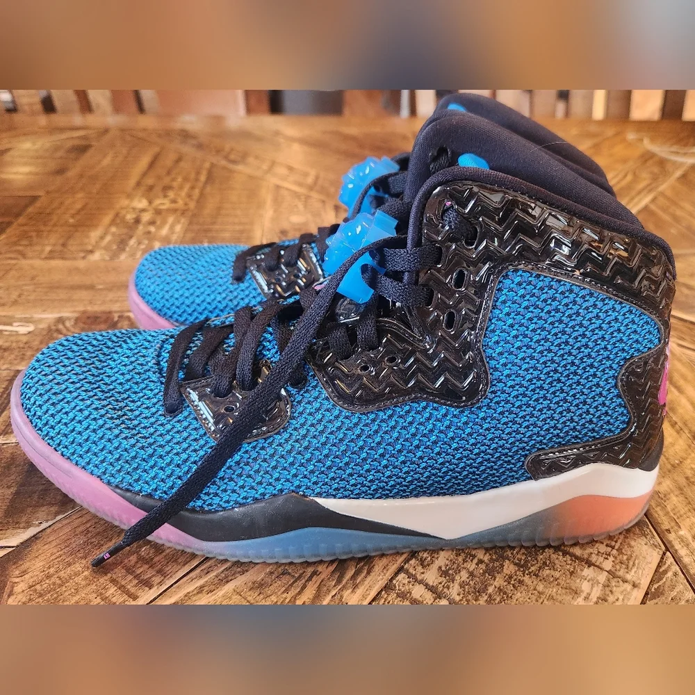 Air Jordan Spike Forty 'Photo Blue' 819952-029 Mens Blue And Pink Nike Air 10 - Picture 6 of 16